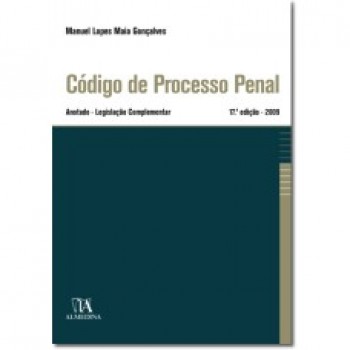 CODIGO DE PROCESSO PENAL - ANO